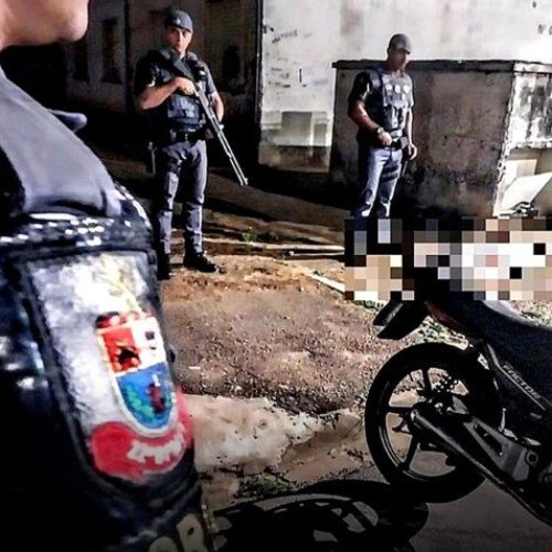 O homem foi detido em flagrante e a motocicleta, que ainda estava em sua posse, foi imediatamente apreendida. Foto/Divulgação