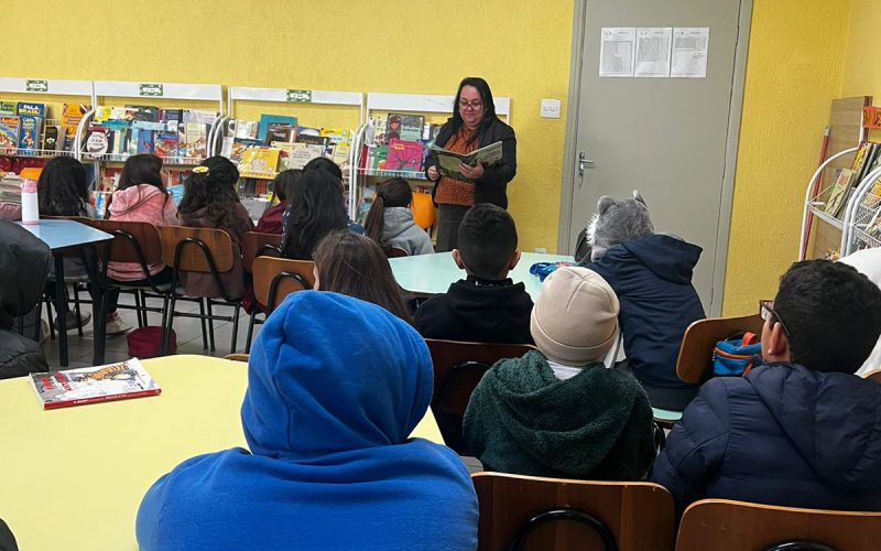 O projeto de leitura das professoras Maria Carolina e Miriam não promove a integração entre pais e alunos. Foto/Arquivo Pessoal 