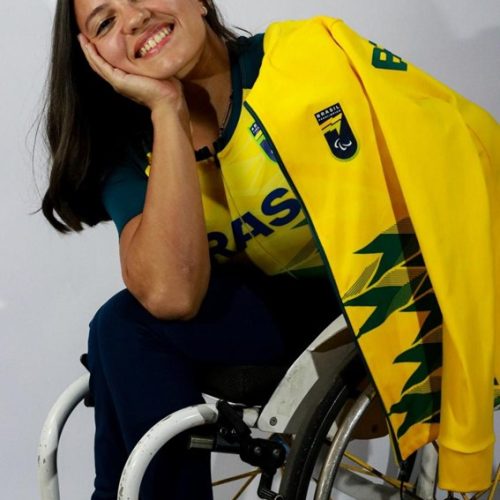 Atualmente, a paratleta está em Troyes, na França, onde se prepara antes de entrar na Vila Paralímpica no dia 27 de agosto. Foto/Arquivo Pessoal