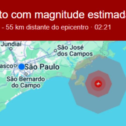 Segundo o Centro de Sismologia da USP, não foi registrado nenhum abalo sísmico no estado de São Paulo. Foto/Internet