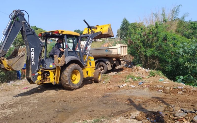 Além disso, locais com descarte irregular de materiais também serão limpos durante a ação. Foto/Divulgação